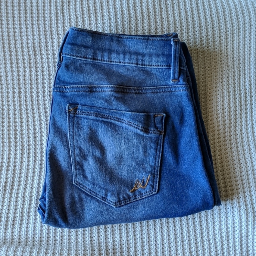 Express Skinny Stretchy Mid Rise Jeans 6